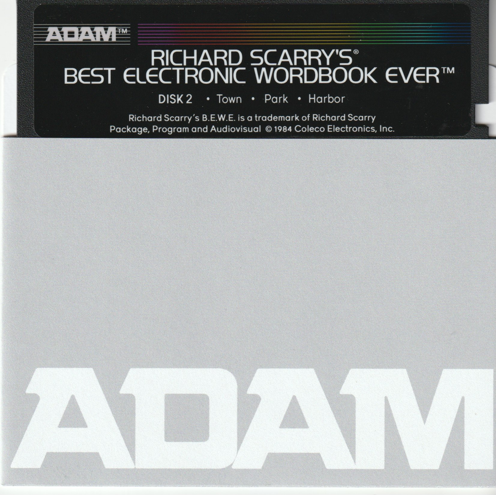 Richard Scarry's Best Electronic Wordbook Ever Floppy Disk